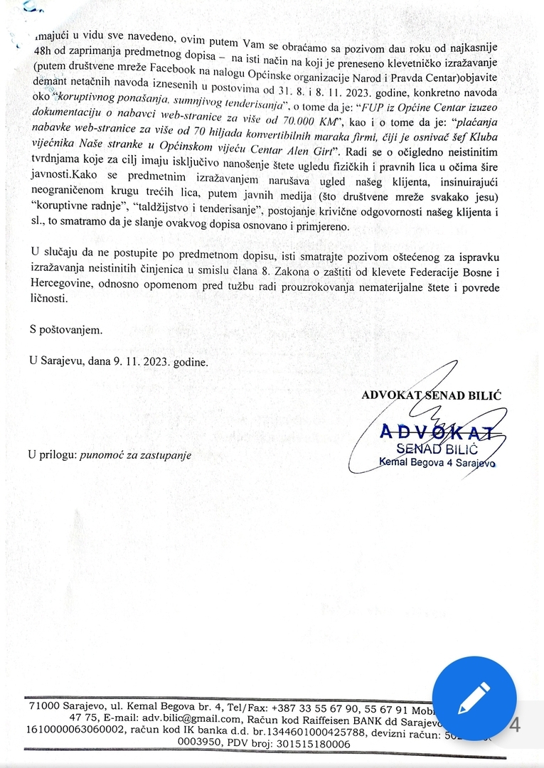 Girt: Lov na vještice u Centru i neistine iznesene na moj račun - slika 4